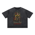 NICK NITRO - Mineral Wash Boxy Cotton T-Shirt