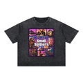 GTA X SS - Mineral Wash Boxy Cotton T-Shirt