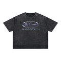GLOBOTECH - Mineral Wash Boxy Cotton T-Shirt