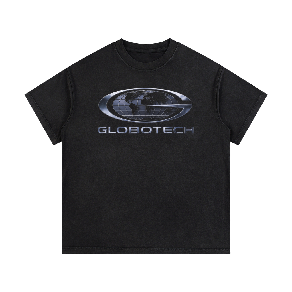 GLOBOTECH - Vintage Wash Cotton T-Shirt