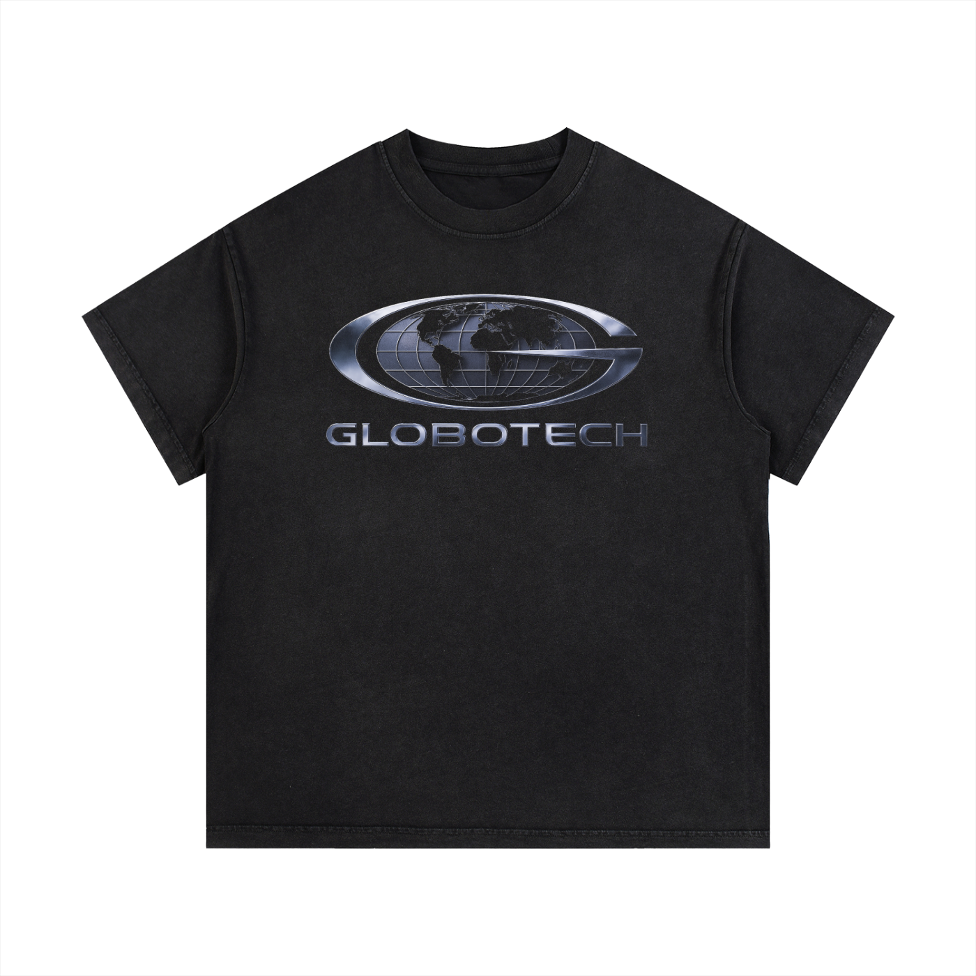 GLOBOTECH - Vintage Wash Cotton T-Shirt