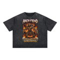 ARCH-FIEND - Mineral Wash Boxy Cotton T-Shirt